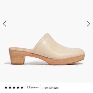 madewell ruby clog in leather